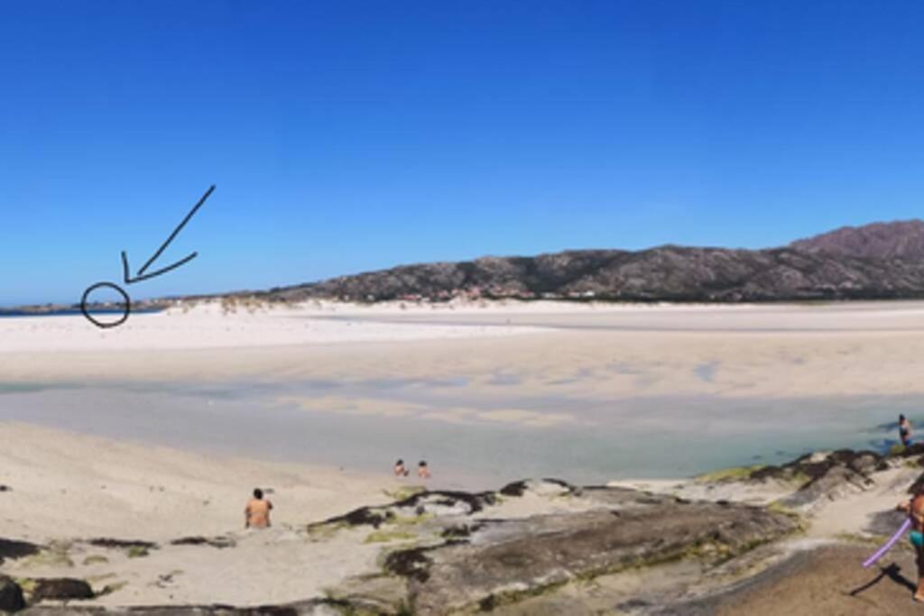 Apartamento Con Vistas Al Mar, Playa De Carnota! Bagian luar foto