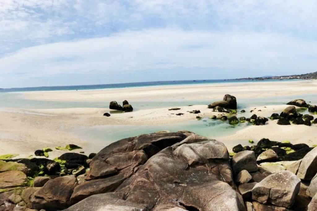Apartamento Con Vistas Al Mar, Playa De Carnota! Bagian luar foto